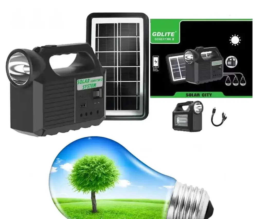 Автономна сонячна станція GDLite GD-8017 МК + Павербанк Вінниця - фото 2