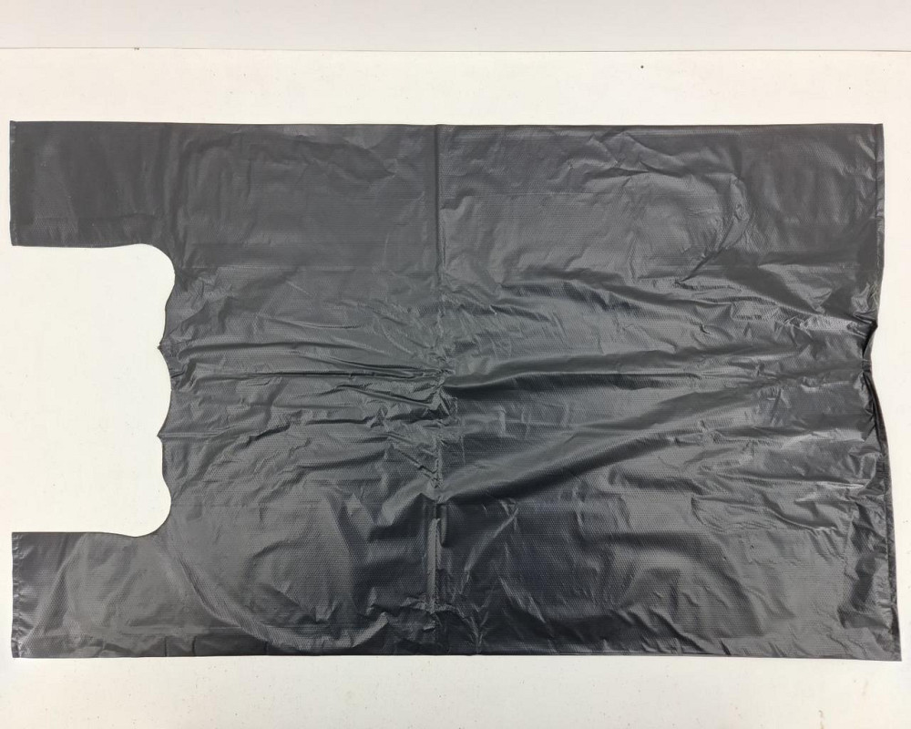 Пакет майка поліетиленова кодик Мегабайжка (54*90) чорна (50 шт.) Харків - фото 3