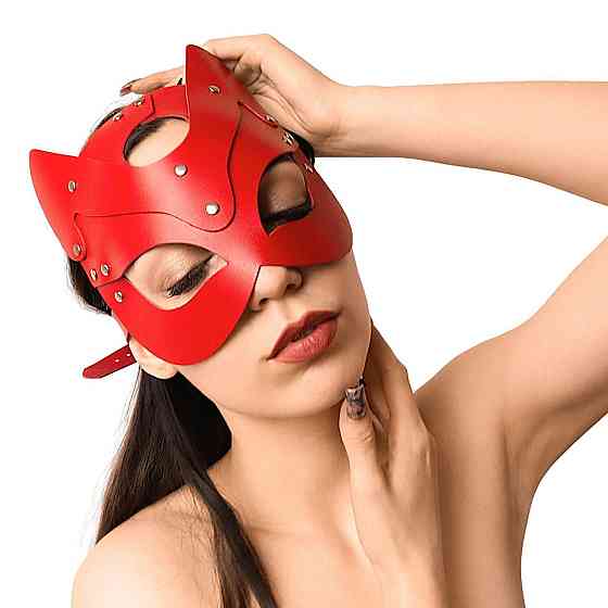Маска Кішечки Art of Sex - Cat Mask, Червоний Sex Aura Київ