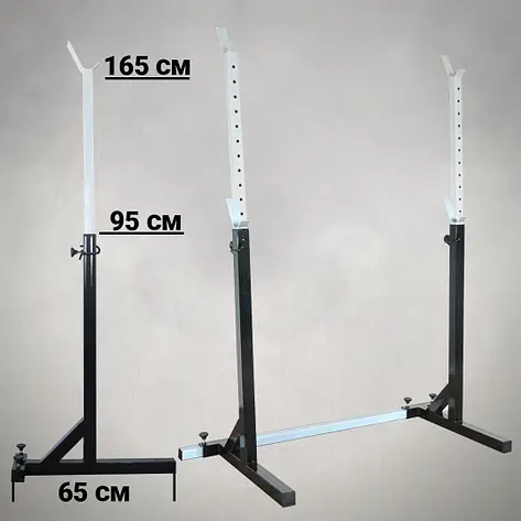 Лавка для жиму регульована 40 на 40 мм + Стійки під штангу 40 на 40 мм Київ - фото 8