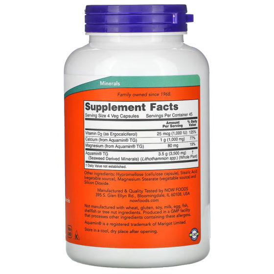 Красные водоросли Now Foods Red Mineral Algae 180 вег капс Киев