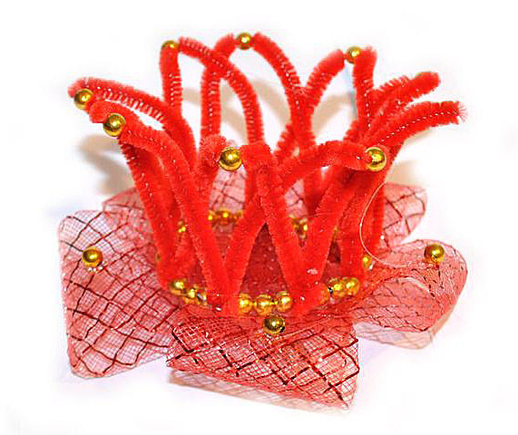 Заколка детская для девочки Корона красная Киев - изображение 1