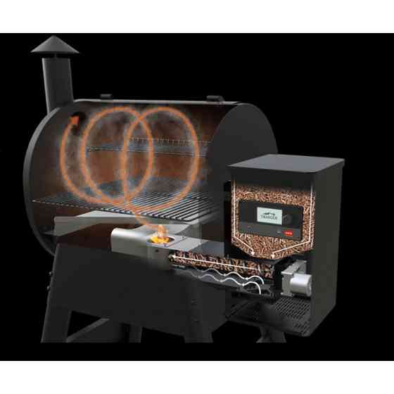 Пеллетный гриль Troeger PRO D2 780, черный TFB78GLEC Код: 008262 Ровно