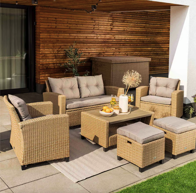 Набір садових меблів Di Volio Firenze бежевий/світло-сірий Киев - изображение 7