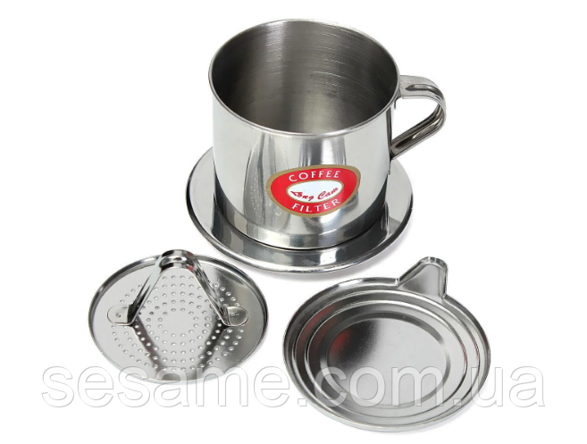 Вьетнамский фильтр для кофе Фин Long Cam Phin №7. 100 мл.кофе по -вьетнамски Харьков - изображение 1