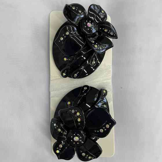 Магніти для штор і гардин Тася набір 2 шт Чорний (81-164) Київ