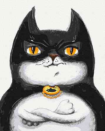 Котик Бетмен ©Марінна Пащук Київ