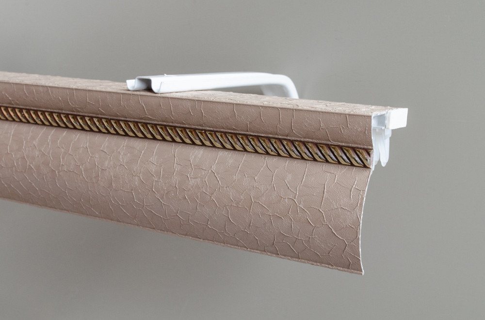 Алюмінієвий карниз БР-12 Капучино креш, молдинг на вибір 2.5 Бровари - фото 1