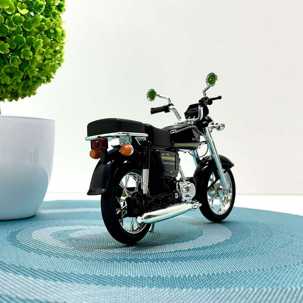 Мотоцикл металопластиковий звуки підсвічування гумові амортизація елементи 1:12 Чорний (BG 68-765) Чернігів - фото 4