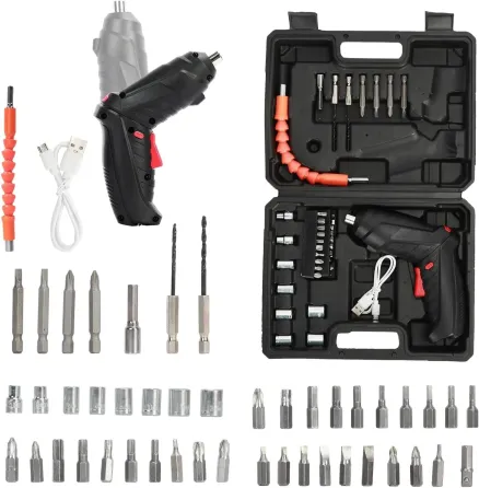 Аккумуляторная отвертка трансформер, 48 элементов, мини-шуруповерт Коломыя