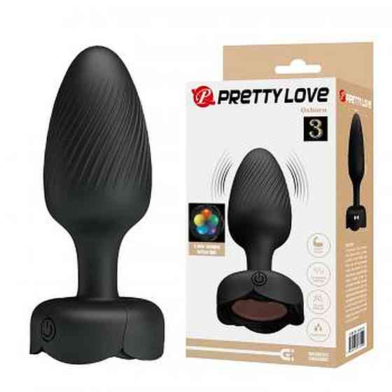 Анальная пробка с вибрацией PRETTY LOVE Osborn, 10 Wibracji, Silikon Sex Aura Киев