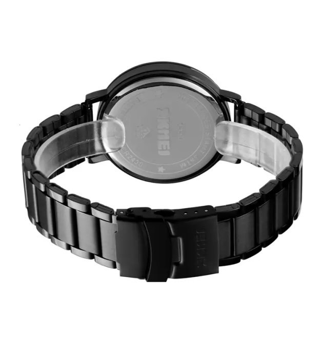 Наручные мужские часы Skmei Light 1550 (Черные) Винница - изображение 6