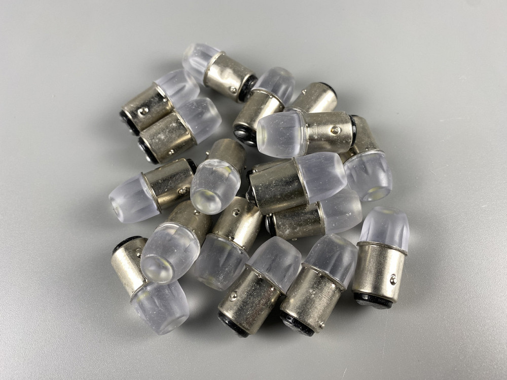 Світлодіодна автомобільна лампа стоп-сигнал/покажчик повороту 12V 2-ух контактний цоколь 1157 BAY15d Мукачево - фото 8