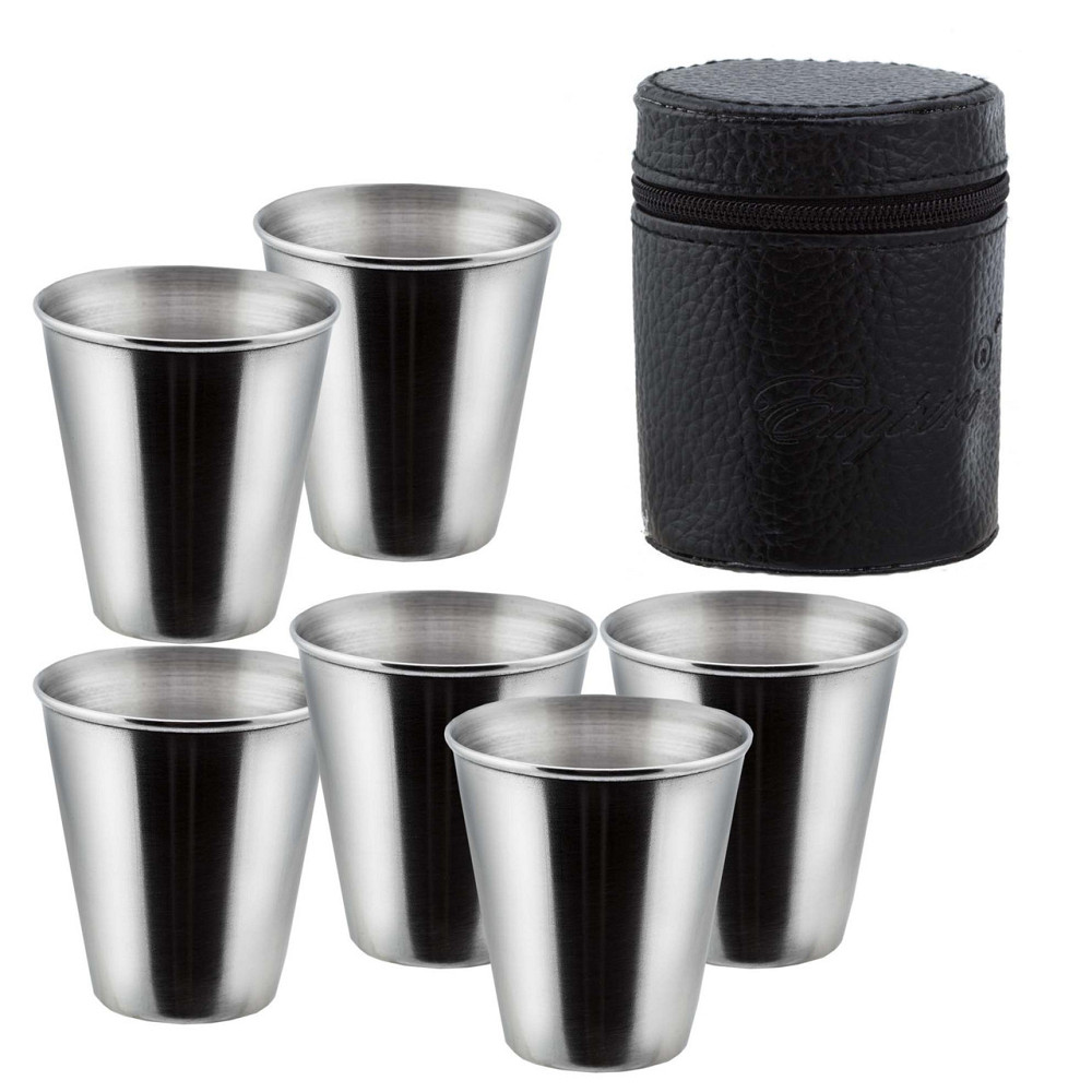 Набір чарок в чохлі 6шт по 30 мл Empire 3549 Вінниця - фото 1