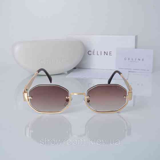 Сонцезахисні брендові окуляри Celine 0477 gold Київ