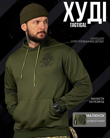 Худи maklin воин олива ВТ3837 Киев - изображение 5