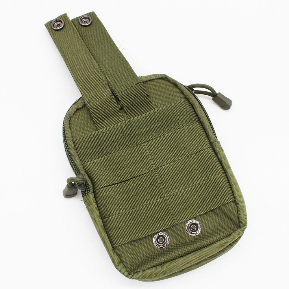 Тактическая сумка на пояс (18х13х3см) A50, с MOLLE, Олива / Армейский мужской подсумок на пояс / Органайзер Киев - изображение 10