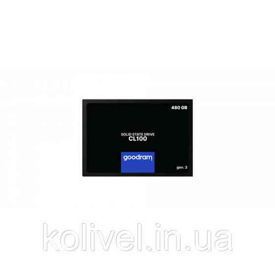 SSD 480Gb GoodRAM CL100 SATA III 2.5" TLC (SSDPR-CL100-480-G3#) Київ