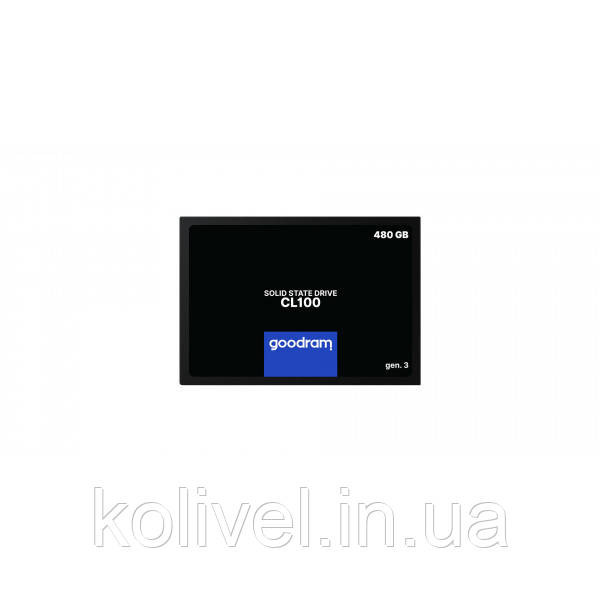 SSD 480Gb GoodRAM CL100 SATA III 2.5" TLC (SSDPR-CL100-480-G3#) Київ - фото 1