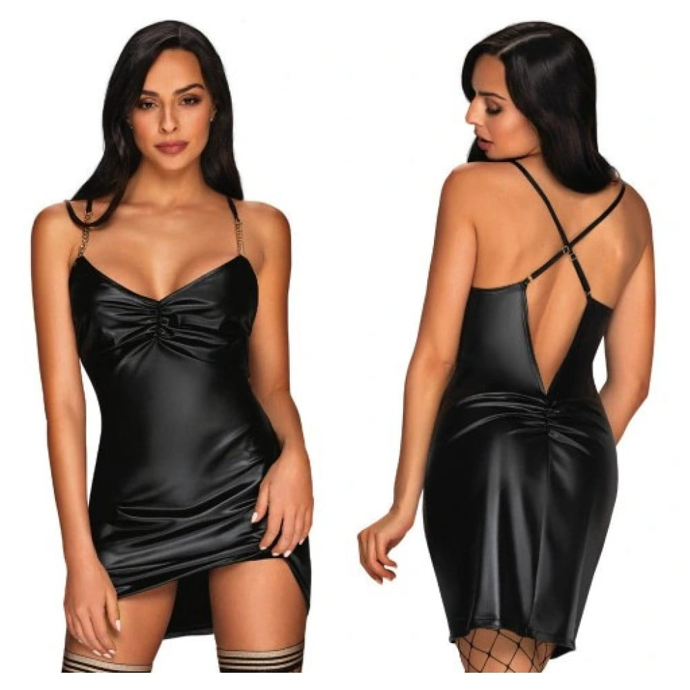 Платье-мини Obsessive Yollanda черный, L/XL Sex Aura Киев - изображение 3