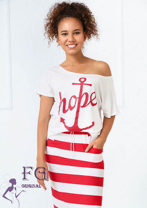 Літній костюм "Maritime" оптом | Розпродаж моделі 46-48 Київ - фото 5