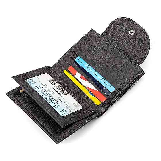 Кошелек женский ST Leather 18411 (ST410) компактный Черный Киев