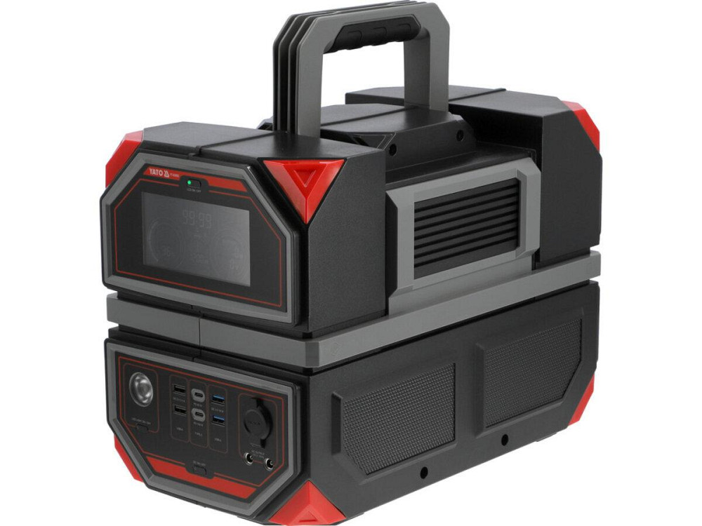 Портативна станція YATO 917 ВтГод, вихід- 1,2 кВт, порти: 230V AC / USB Одесса - изображение 1