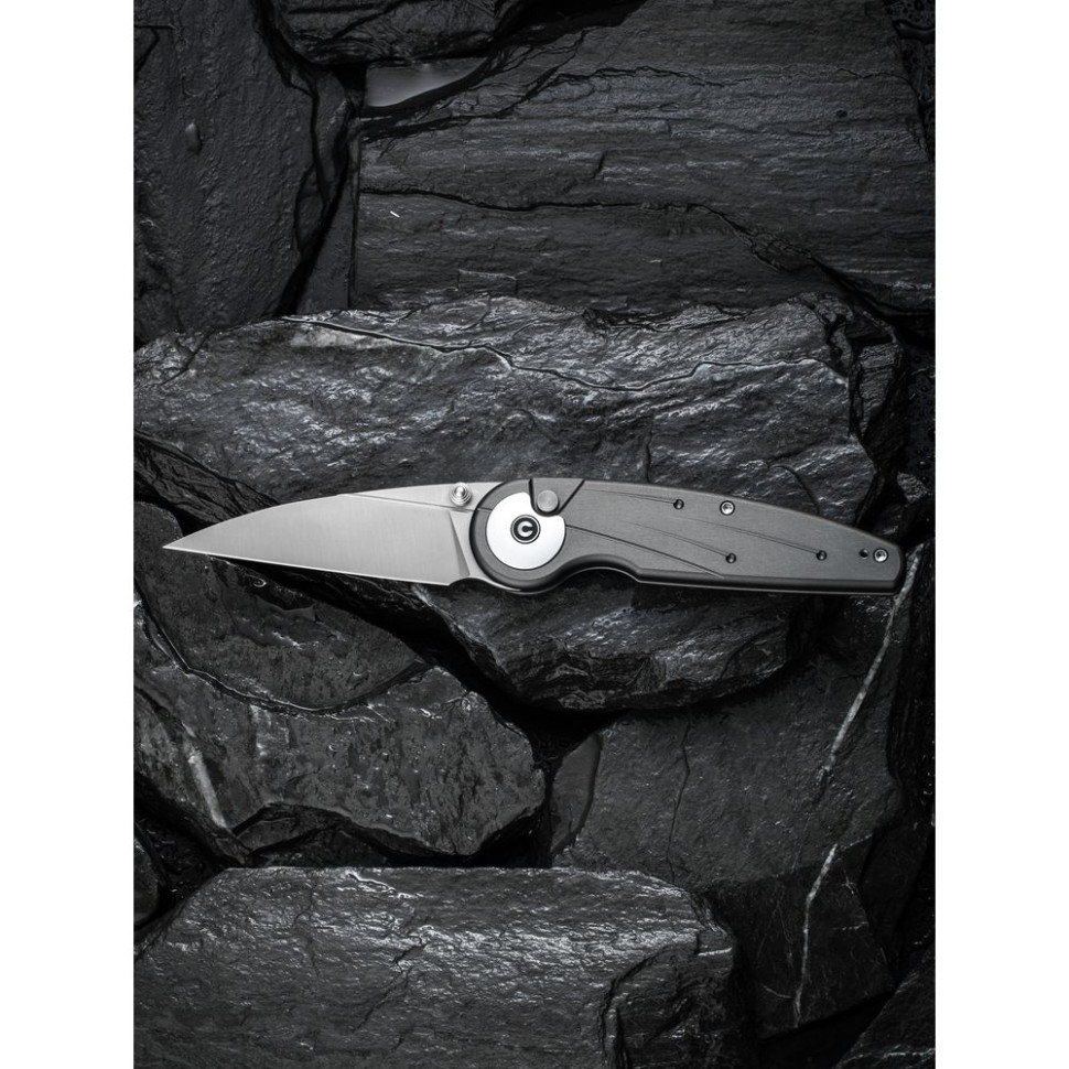 Ніж складаний туристичний Civivi Starflare, (8.4 см) Nitro-V / Aluminum сірий Київ - фото 17