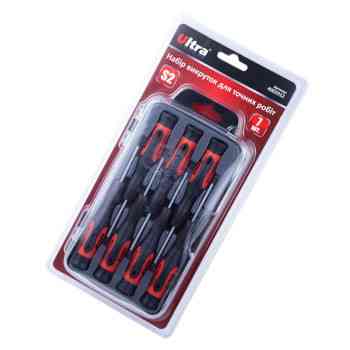 Набор отверток точных 7 шт S2 (футляр) Ultra Мукачево