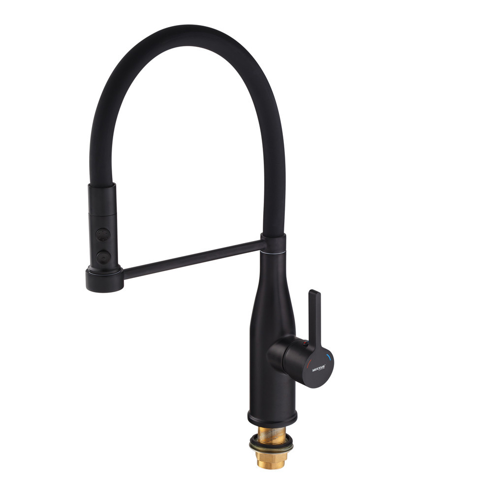 Кухонний змішувач Mixxus Premium Summer 017 чорний REFL.BLACK MI6961 Харків - фото 2