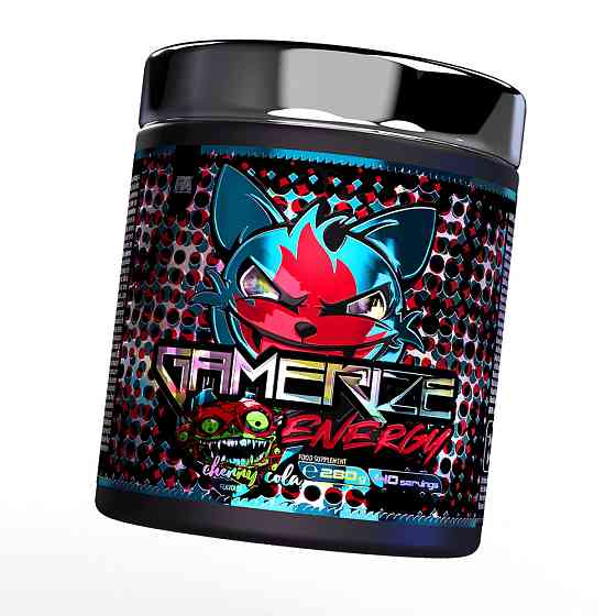 Передтренувальна добавка для енергії Fitness Authority Gamerize Energy 280 g (Cherry Cola) Луцк
