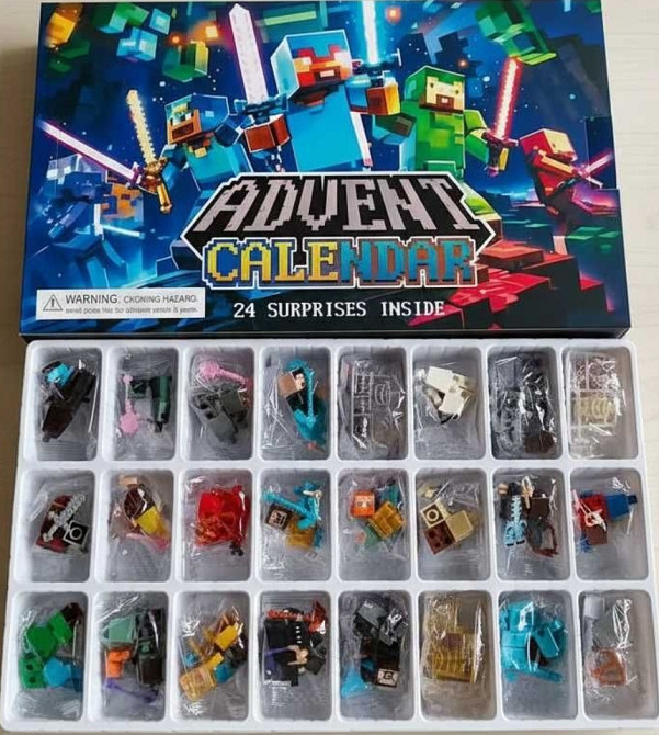 Новорічний адвент-календар Лего Майнкрафт на 24 вікна. Київ - фото 5