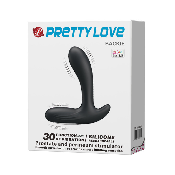 Масажер простати - Pretty Love Beckie Prostate Stimulator Black Sex Aura Київ - фото 2