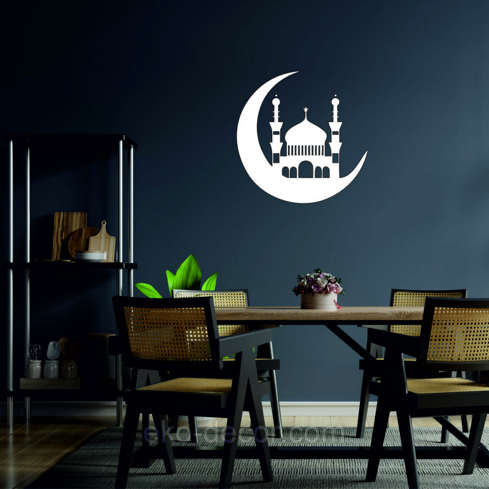 Декоративное настенное Панно «Ислам» Декор на стену 50*50 см, Белый Киев - изображение 7