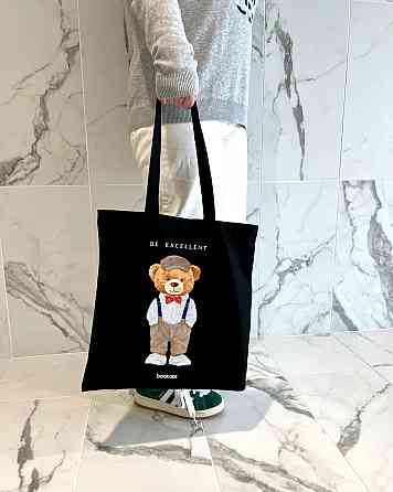 Екошопер BookOpt ВК4057 Teddy Bear (Be Excellent) чорний Киев