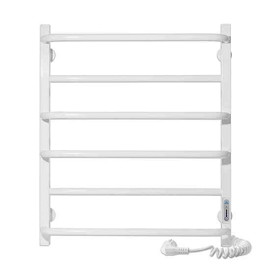 Електричний полотенцесушитель Laris Зебра Комфорт ЧК6 500Х600 Е білий Київ