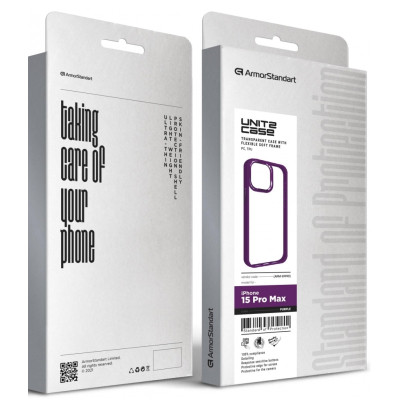 Чехол для мобильного телефона Armorstandart UNIT2 Apple iPhone 15 Pro Max Purple (ARM69990) Винница - изображение 5
