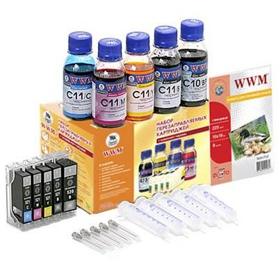 Комплект перезаправних картриджів WWM CANON IP4840/3600/4600/MP540/MG5140 (RC.CLI-521) Вінниця - фото 1