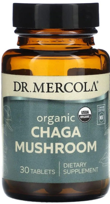 Гриб Чага  Dr. Mercola Chaga Mushroom 30 таб Київ - фото 1