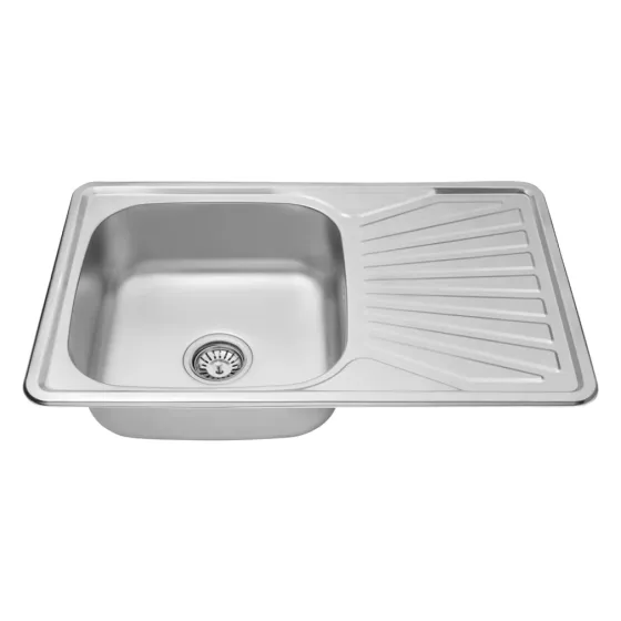 Кухонная мойка с нержавеющей стали Kroner KRP Satin - 78х48 (0.8 мм) Киев