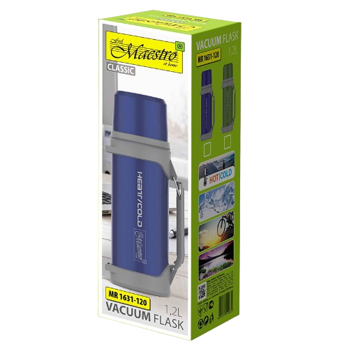 Термос 1200 мл Maestro MR-1631-120-BLUE Житомир
