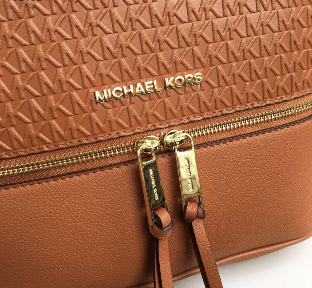 Женский рюкзак Michael Kors Rhea Zip G Brown Lux Киев - изображение 5