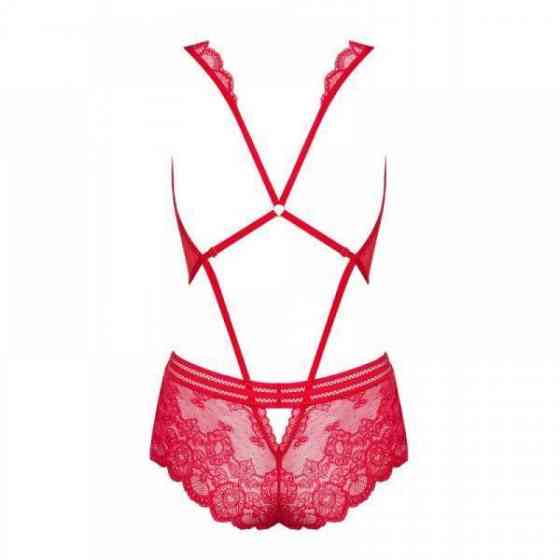Боди Obsessive 853-TED-3 teddy red S/M Sex Aura Киев