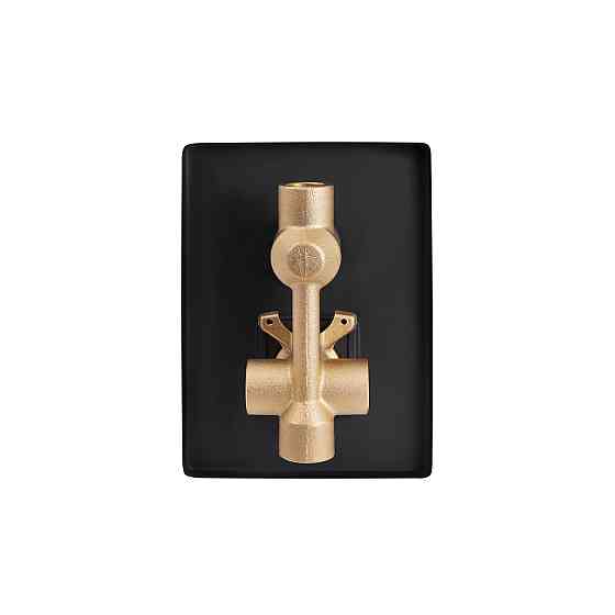 Душова система універсальна Qtap Aquarius прихованого монтажу на два споживачі QTAQA64103NGB Black Matt Київ