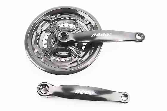 Шатуни "квадрат" 170мм, 42.34.24T MTB, чорні NSS-3001 Киев