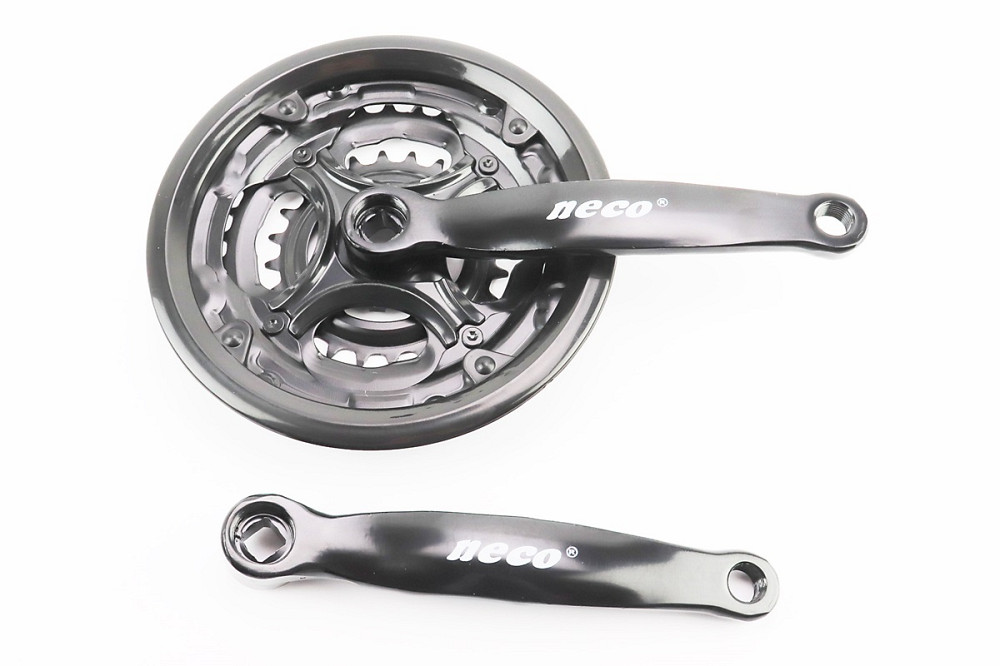 Шатуни "квадрат" 170мм, 42.34.24T MTB, чорні NSS-3001 Київ - фото 1