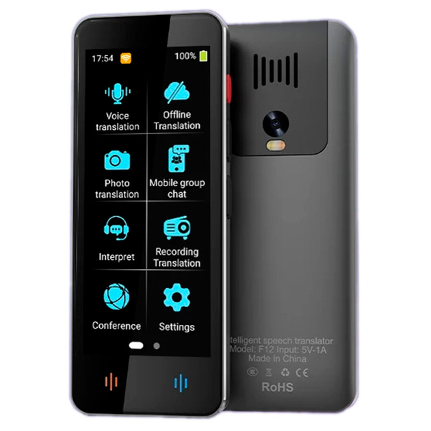 Голосовой электронный переводчик AI F12 138 языков онлайн и 18 языков оффлайн +  фото перевод Винница - изображение 1