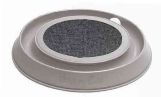 Когтеточка для кошек с ковролиновой вставкой HappyCat moquette scraper 41x38x5 см Киев