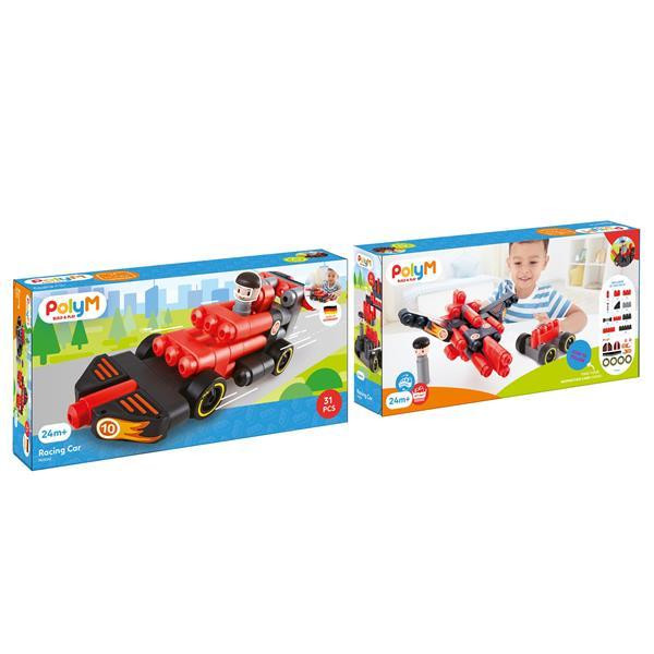Конструктор PolyM Гоночний автомобіль 31 деталь (760020) Харків - фото 18