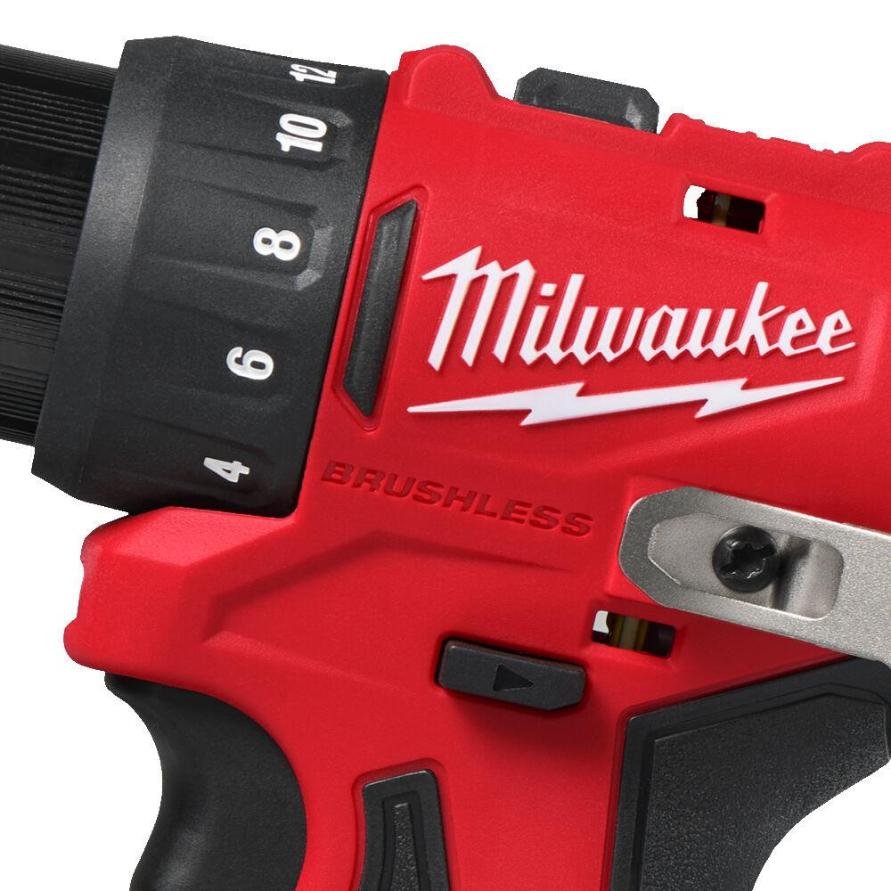 Дриль-шурупокрут акумуляторний MILWAUKEE M12 BLDDRC-202C (40Нм) (ЗП+ 2ак.Х2Аг+ кейс) Одесса - изображение 6